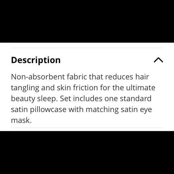 Hallmart Satin Pillowcase & Eye Sleep Mask BNIP - Picture 4 of 9